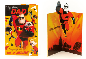 The Incredibles 2 range from UKG includes many pop out elements.