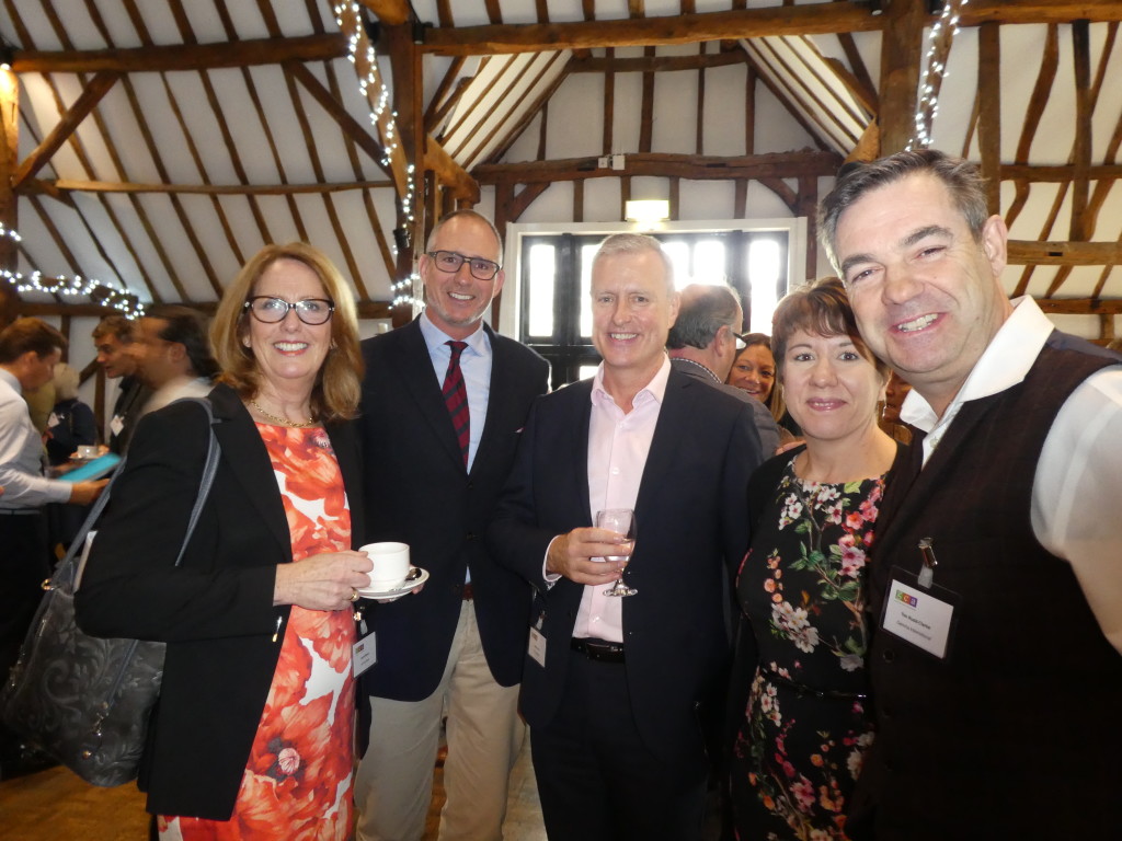 Above: James Conn (centre) pictured at a GCA AGM