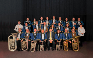 Above: Golborne Brass Band will be playing at the opening of Northwest Greeting Cards this Sunday (October 14). 