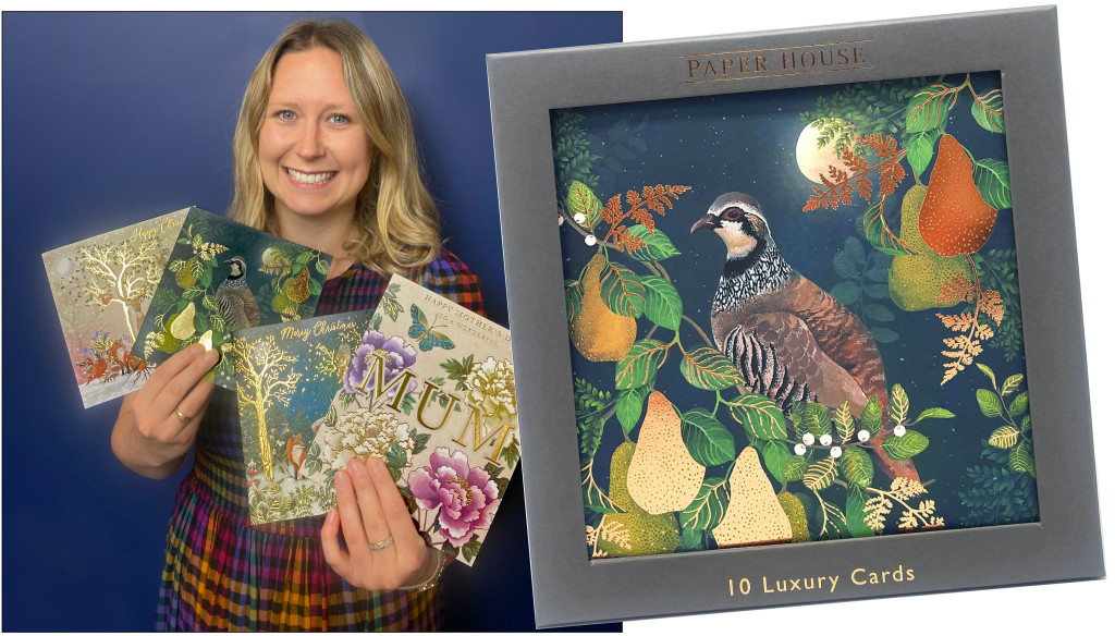 Above: Sophie Thorne has always loved greeting cards