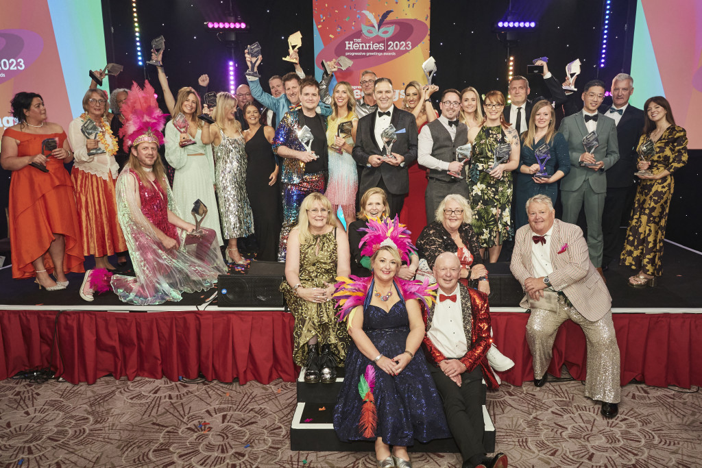 Above & top: All the 2023 winners with Brainbox Candy’s Ben Hickman resplendent in pink and wings