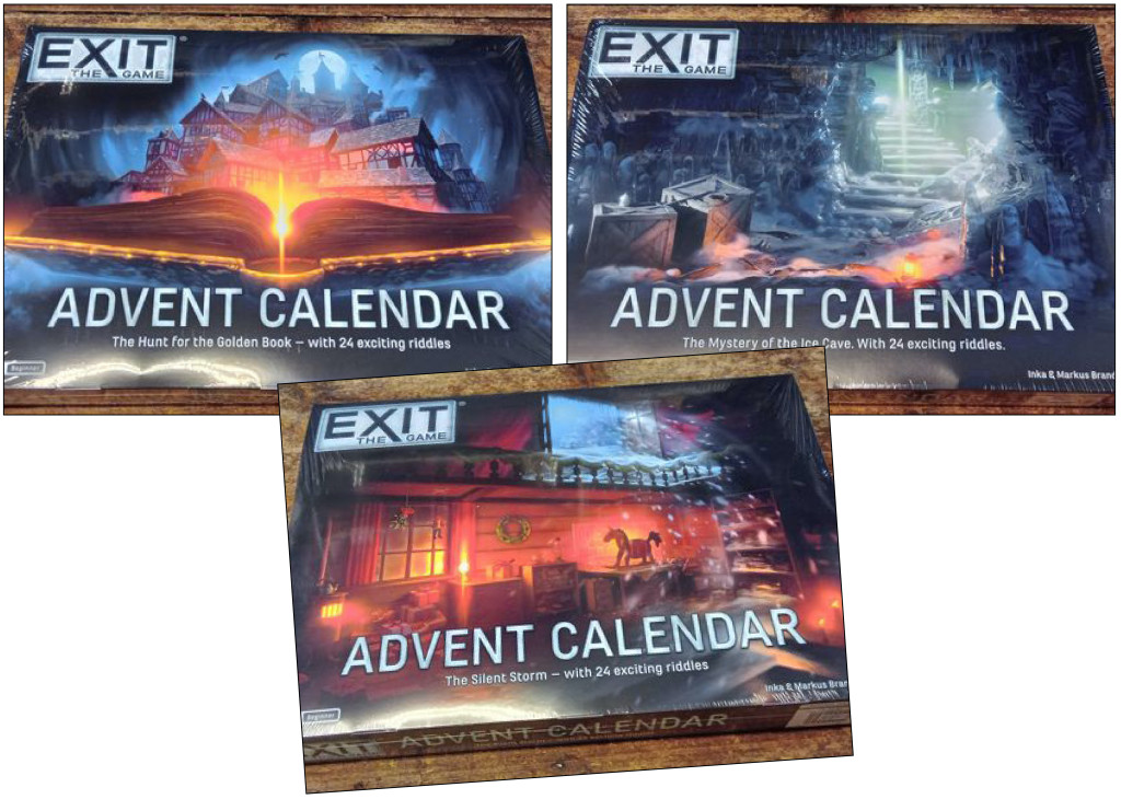 Above: The EXiT game advent calendars are a sell-out at A Stone’s Throw