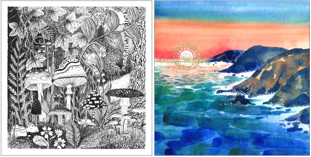 Above: The coming year will see a greater appreciation for classical artistic techniques as evidenced by these two artworks by Laura Coleman (right) and Claudine Rose, both represented by Bright