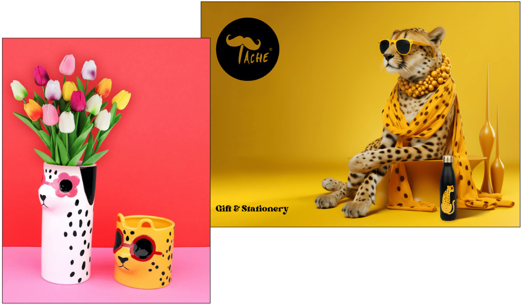 Above: Tache has developed gift ranges for John Lewis and Next