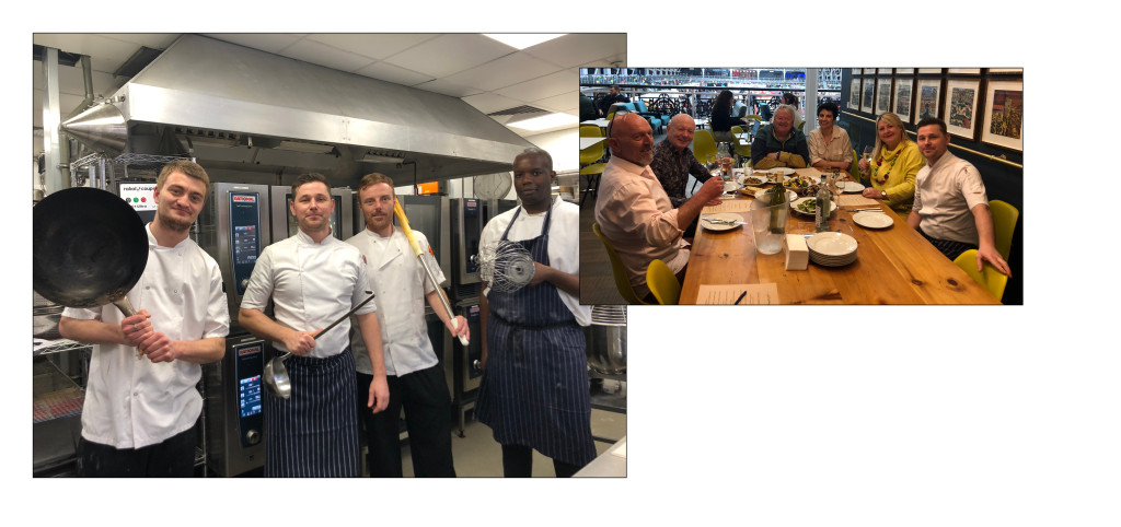 Above & top: BDC’s chefs produced a fab menu for the Max Publishing team to taste test