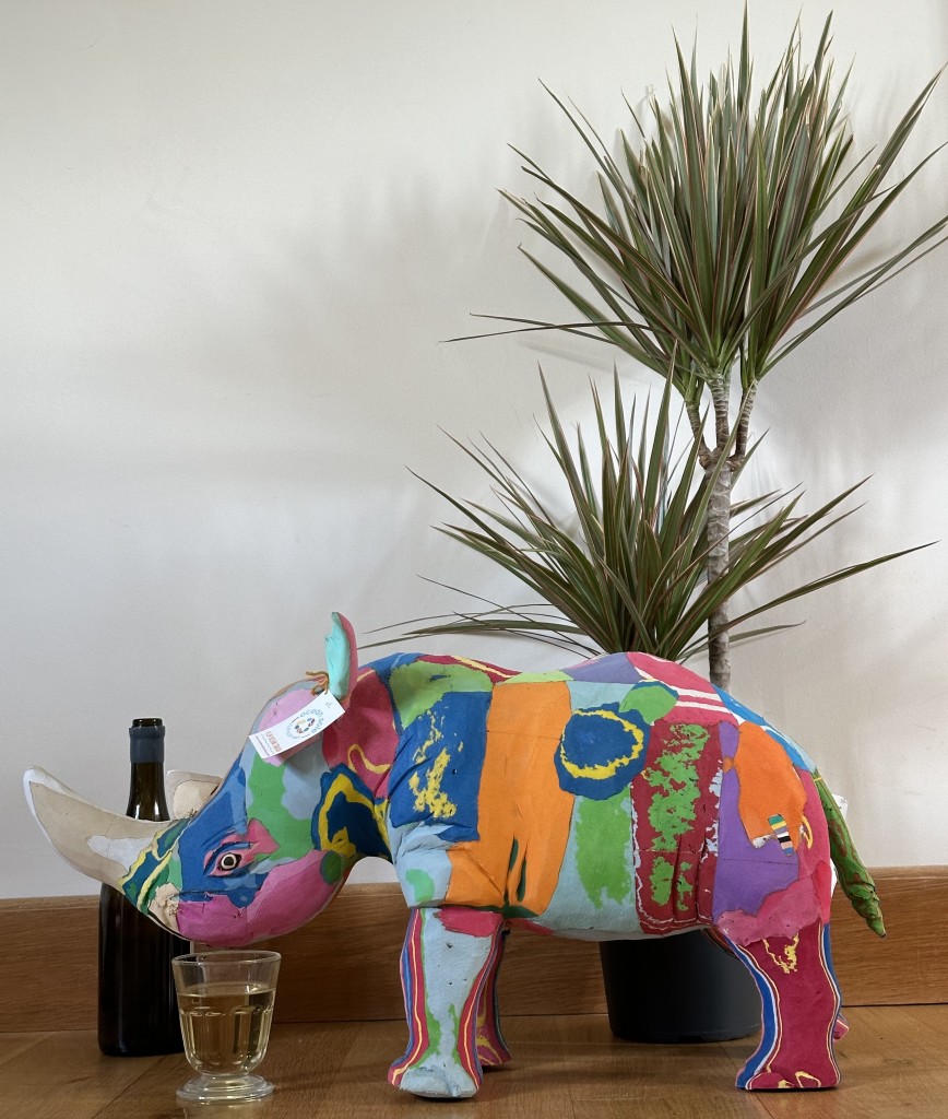 Above: Rhino is up for grabs with Kirsty Todd Illustration