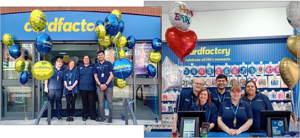 Above: Colleagues at the latest Syston store