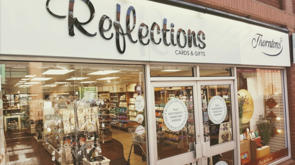Above: Father’s Day sales have halved over the past seven years at Reflections in Nantwich