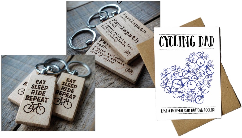 Above: Ellie Bean cycling cards and gifts are at The Gift Box
