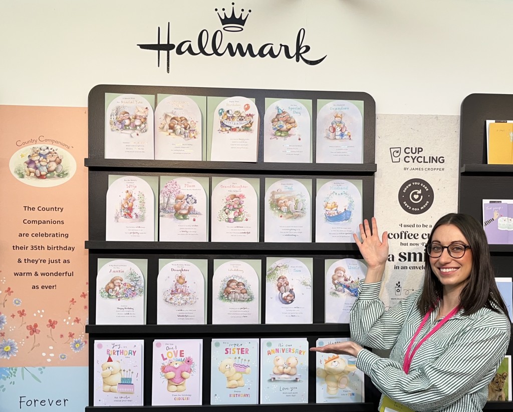 Above & top : Hallmark’s Holly Ismail has overseen the new look