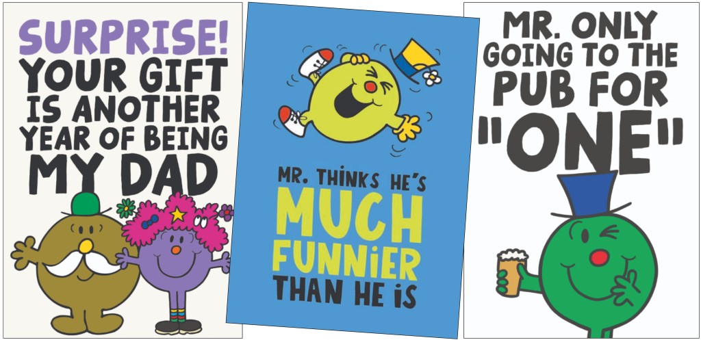 Above: Updated Mr Men and Little Miss characters feature in the range