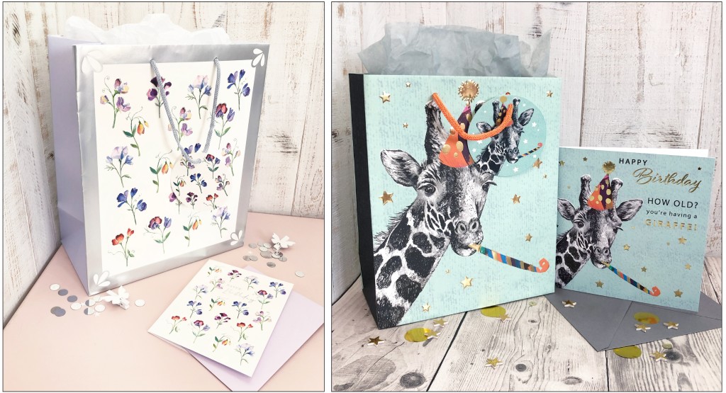 Above: Bestselling sweet peas and giraffe designs are part of the new collection