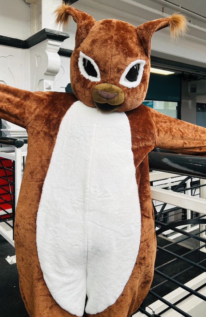 Above: When your name is AddSquirrel (stand 177) a squirrel is most definitely required – cue this fabulous character who’ll be found on the stand pushing the company’s new innovative technology to make cards and gifts more personal and interactive