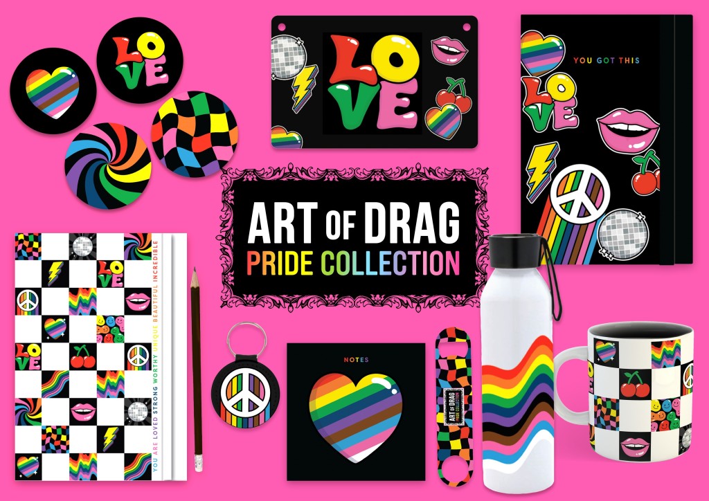 Above: Ryman’s exclusive Art Of Drag collection