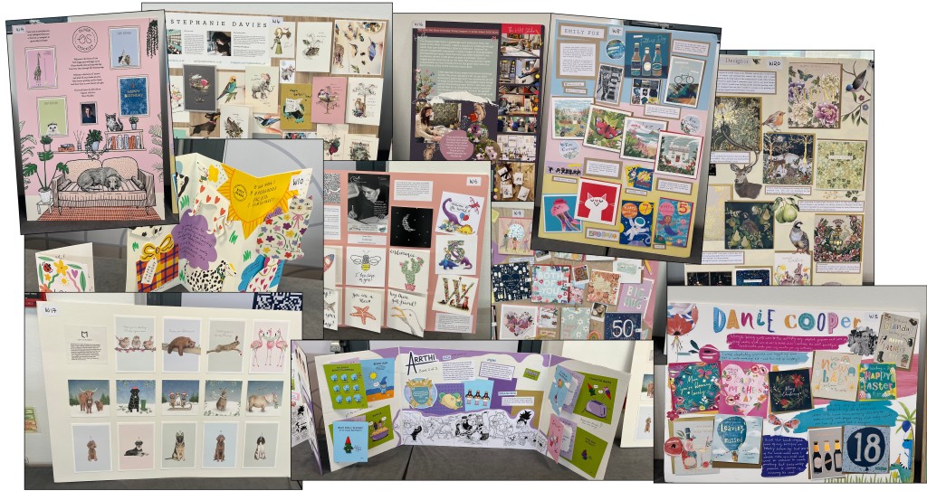 Above: Just some of the varied boards displayed at the 2023 Henries live judging day