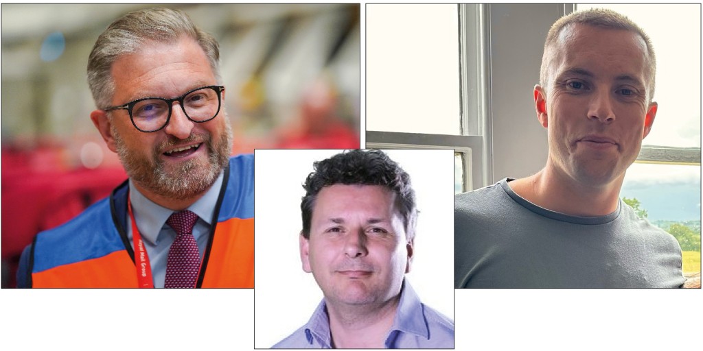 Above: Royal Mail’s David Gold (left), Cardzone’s James Taylor (right) and Kantar’s Jon Hendy