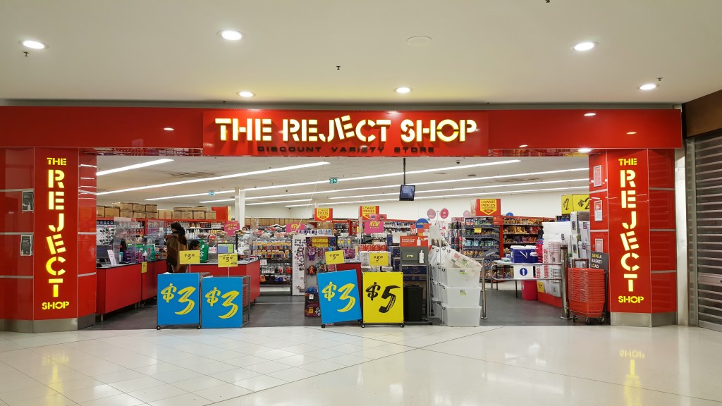 Above: Cardfactory has had concessions across The Reject Shop’s stores in Oz