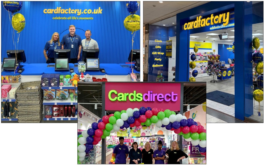 Above: Cardfactory and Cards Direct continue to expand