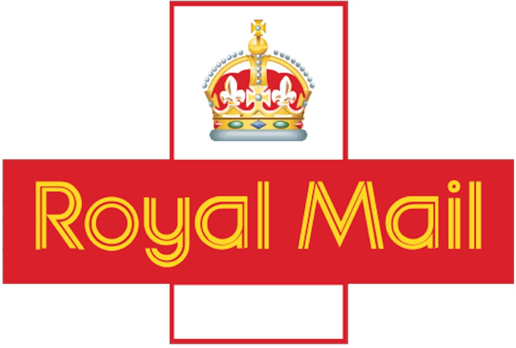 Above: Royal Mail has new branding reflecting King Charles III