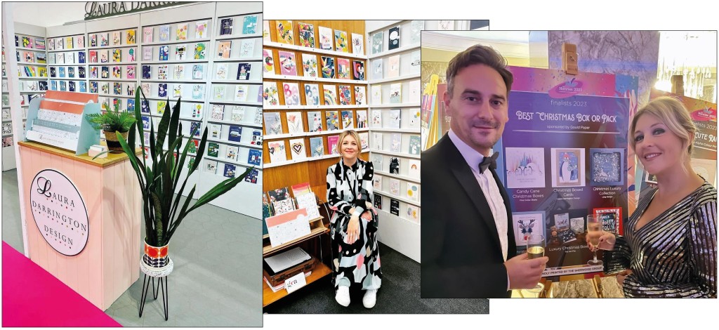 Above: Laura and Ross at the 2023 Henries awards and this year’s PG Live stand