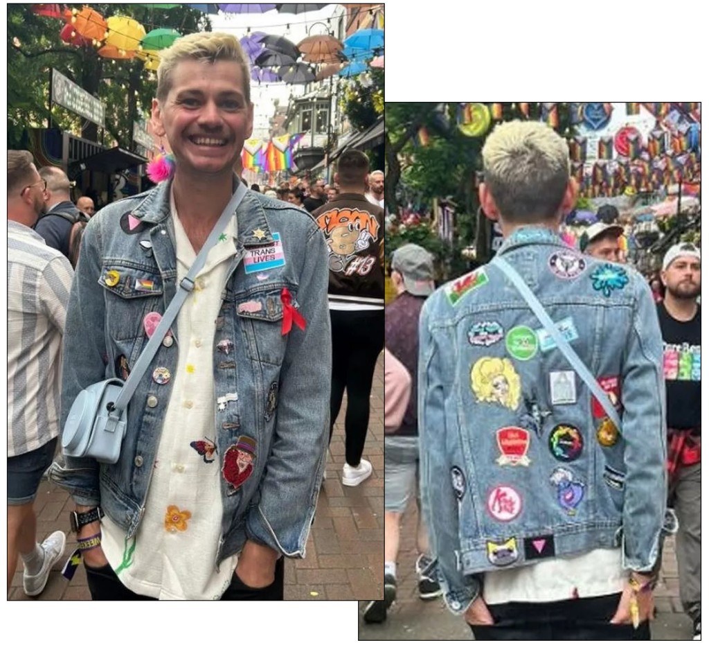 Above: Dan in the denim jacket that caught Summer’s attention