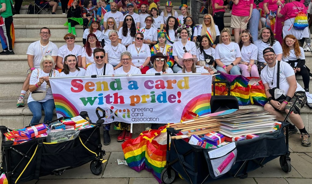 Above & top: The GCA contingent are Pride ready at the start on Saturday