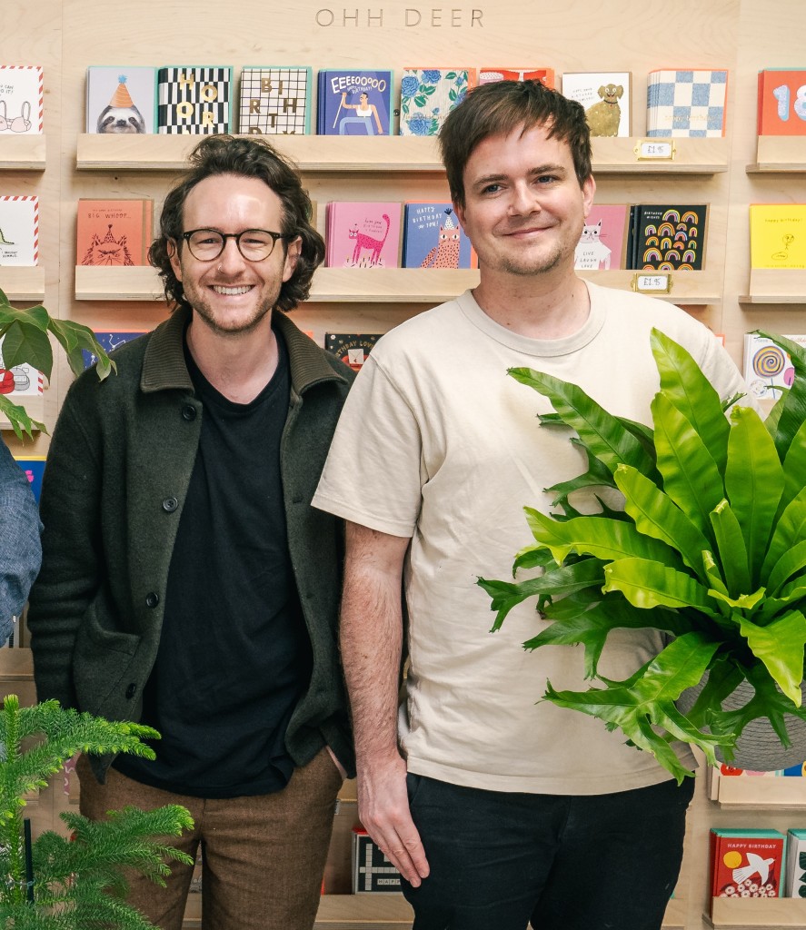 Above & top: Jamie (left) and Mark are very proud of Ohh Deer’s B Corp certification