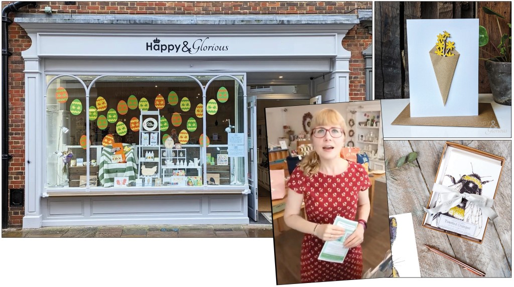 Above: Kate used the Open With Faire scheme to stock her shop in new premises