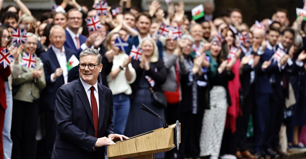 Above: PM Keir Starmer has a long to do list from the greeting card community