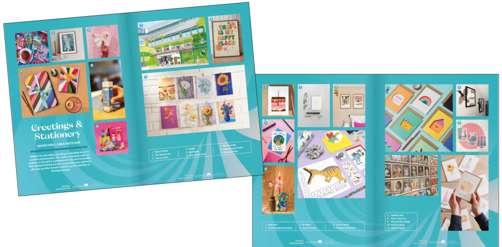 Above: There’s a strong Greetings & Stationery exhibitor line-up