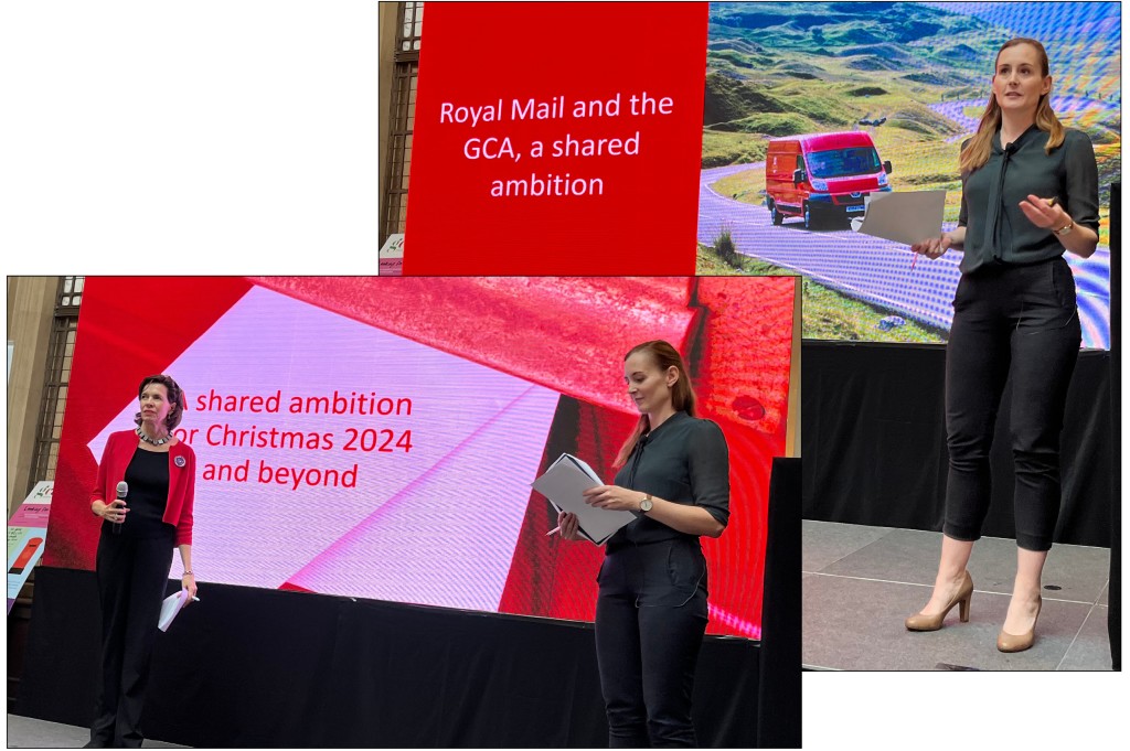 Above: GCA CEO Amanda Fergusson led the Q&A session with Royal Mail’s Fiona Hamilton