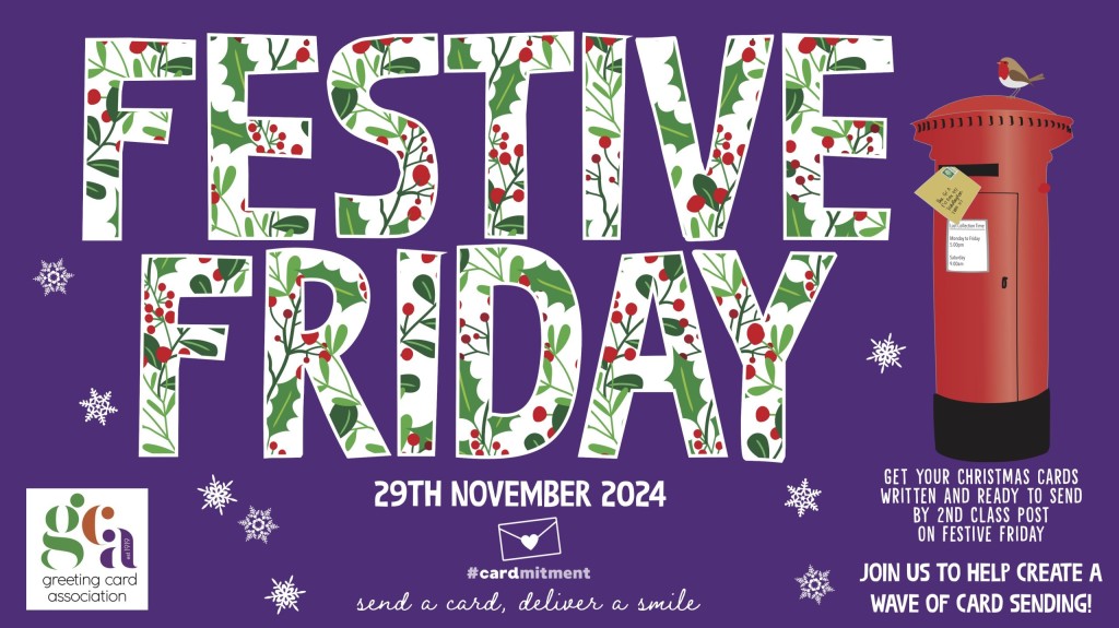 Above: Festive Friday is on 29 November