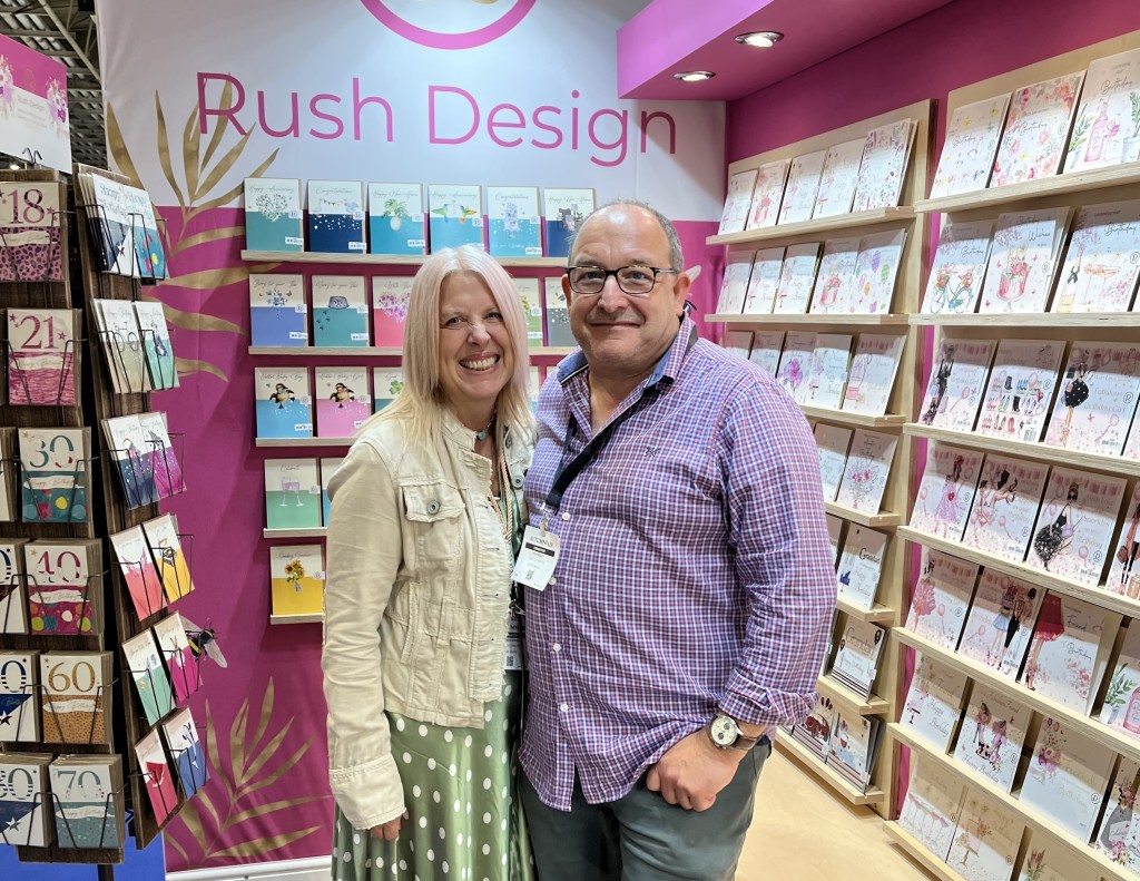 Above: Lorraine and Ian Bradley, of Rush Design