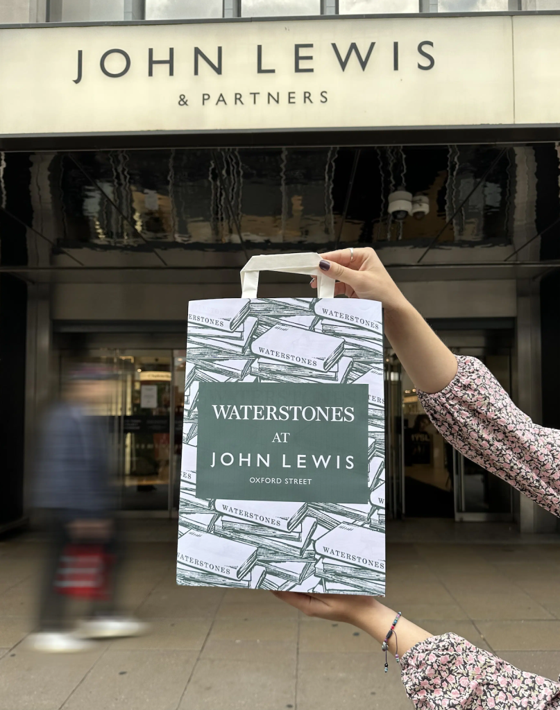 Above: Waterstones is returning to Oxford Street by partnering with John Lewis