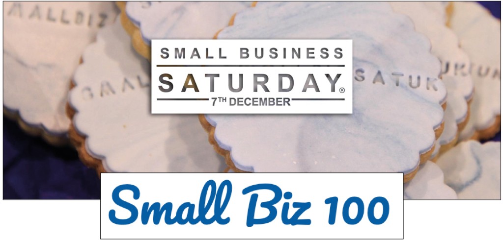 Above: Small Business Saturday and the SmallBiz100 support firms across the country