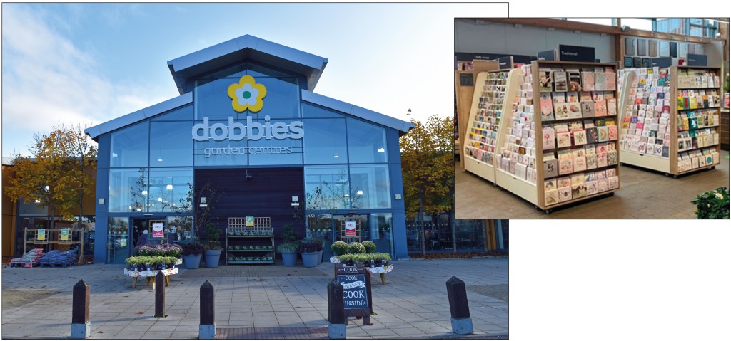 Above: Dobbies has a large greetings offer