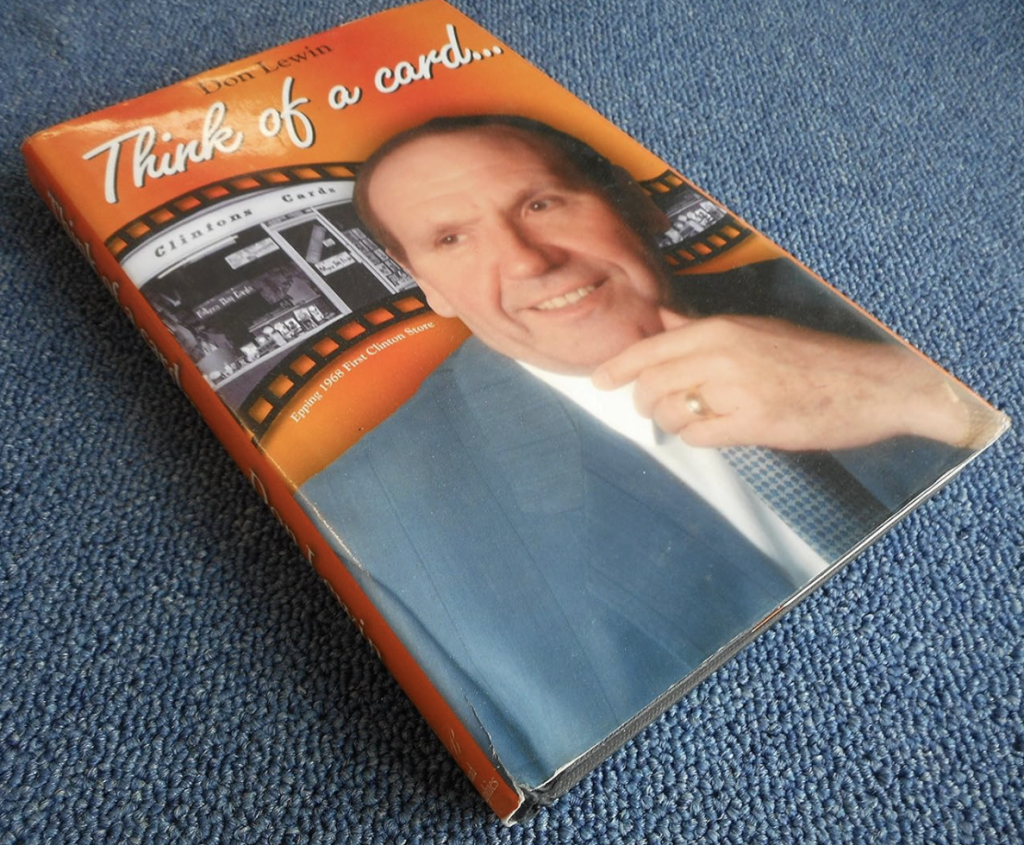 Above: Think Of A Card, Don’s autobiography, is still available to buy from Amazon