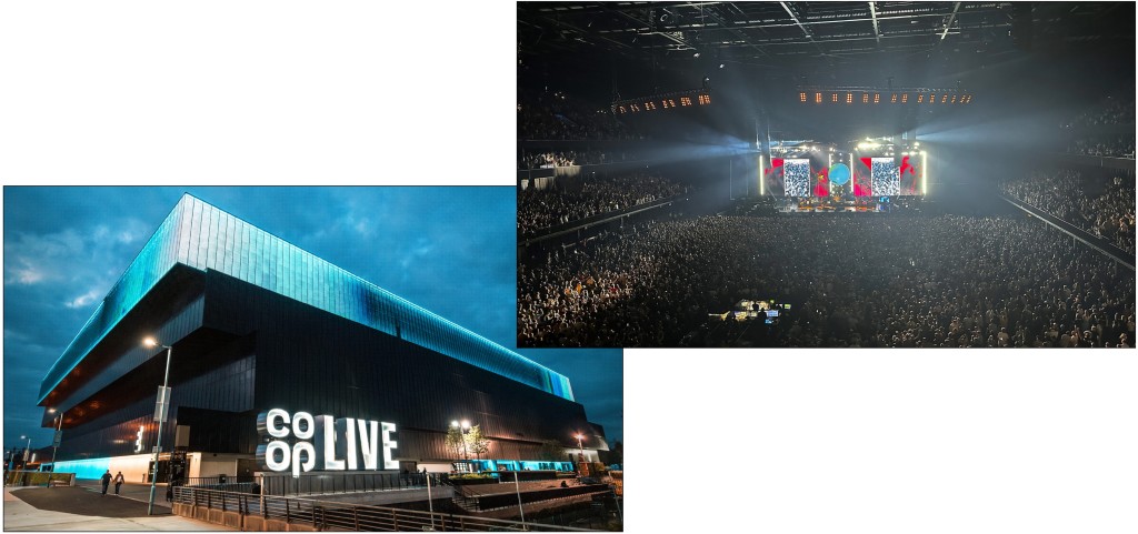 Above: The venue for the ceremony in Manchester