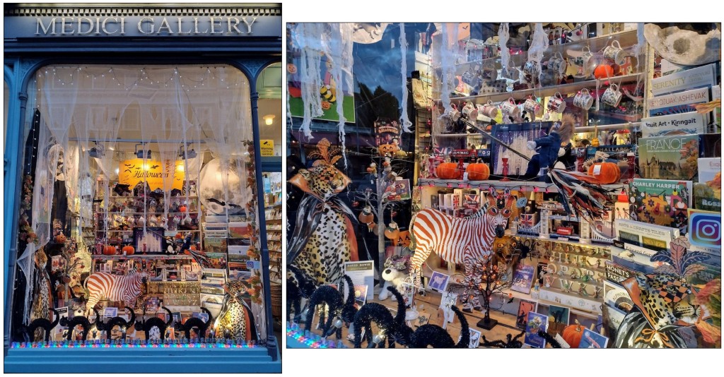 Above: Medici Gallery has gone wild in South Kensington with collections of cats, brooms, and bats –plus a zebra and leopard!