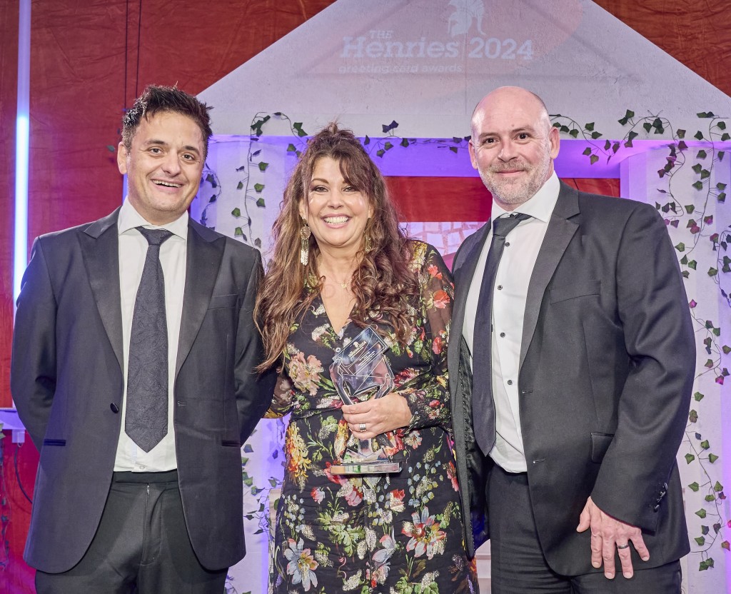 Above: Best Wholesale Range, sponsored by Tiger Feet, went to Simon Elvin and creative director Sarah Vockins said: “I’m thrilled to bits! Wooooohooo! We’re delighted that our iconic range Isabel’s Garden, designed by the talented Claudine Rose, has succeeded again.”