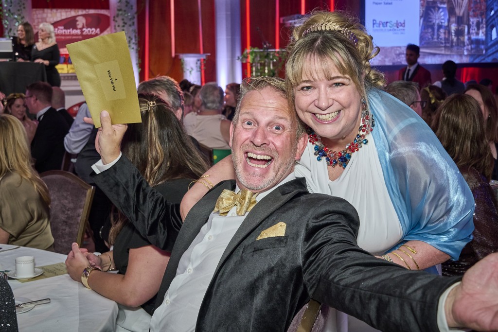 Above & top: Jon Ranwell, of retailer Hugs & Kisses, was one of the Henries winners