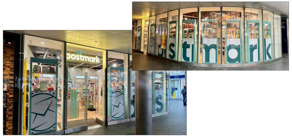 Above & top: The new look creates a warmer welcome into the store, with the curved outside fascia at Kings Cross adding interest