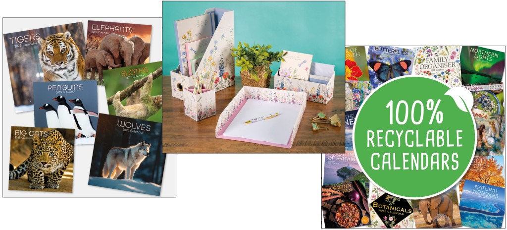 Above: Calendars and stationery are a big part of Gifted’s offer