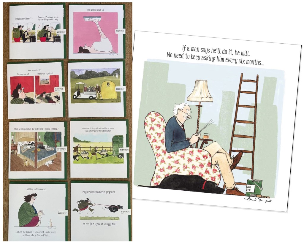 Above: Woodmansterne has a new licensed card range based Annie’s designs