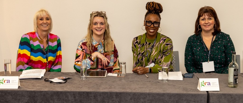 Above: The all-woman panel at this year’s Dragons included (from left) Paper Salad’s Karen Wilson, Raspberry Blossom’s Rebecca Green, Georgina Fihosy of AfroTouch Design and social media maestro Nicola Webster, plus McDaniels Law’s Kelly Hudson