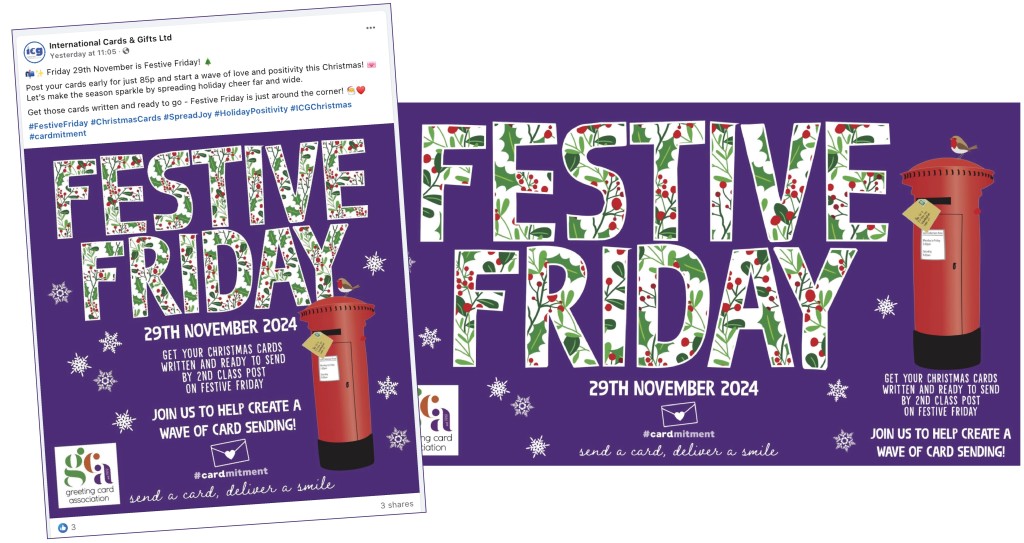 Above: IC&G is among those joining in tomorrow’s Festive Friday fun