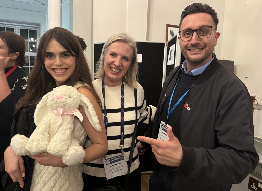 Above: (left-right) Roni Gamzon of Bio-Fluff who shared all about her breakthrough on creating a completely plant-based plush with Rainbow Designs’ Alys Dawson and Penguin Ventures’ David Sprei