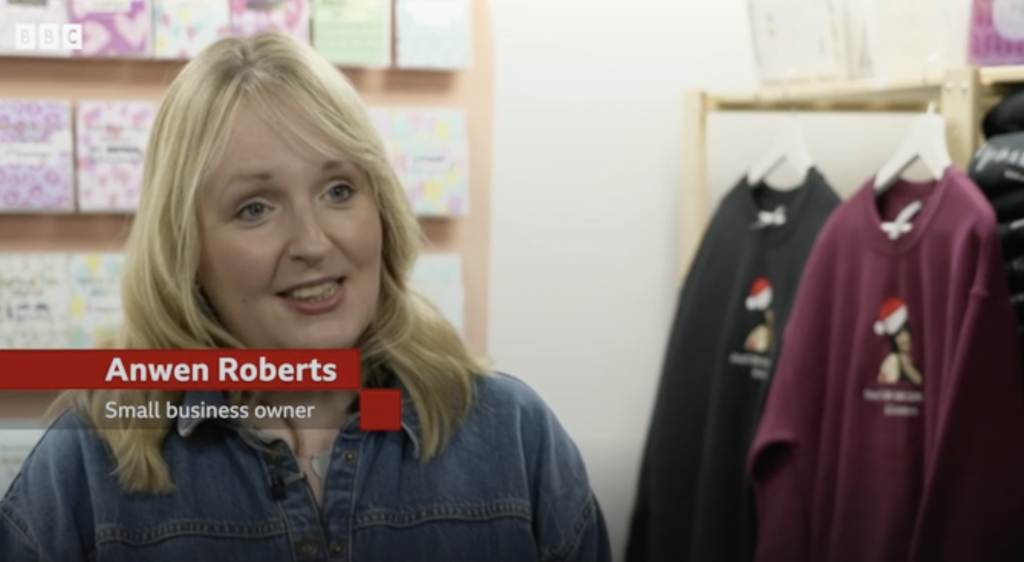 Above & top: Anwen Roberts’ case has been featured by the BBC