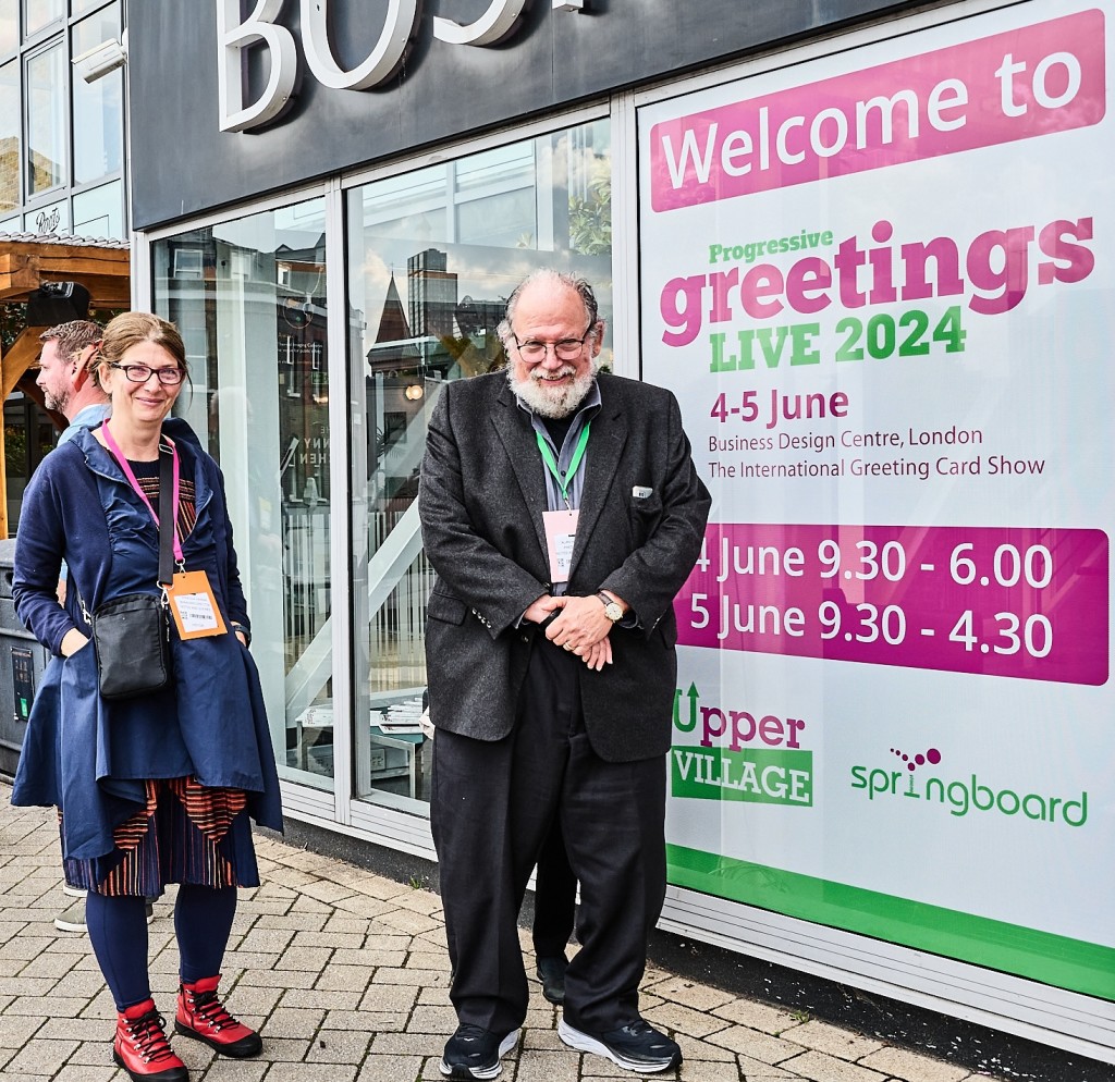 Above: Vanessa and Alan Harnik travel to PG Live and other UK trade fairs regularly to find publishers to distribute in America