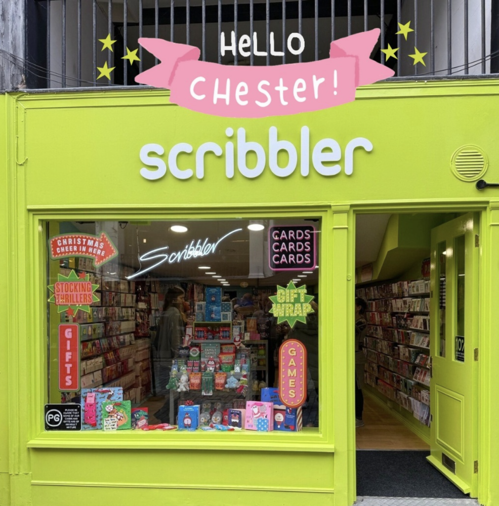 Above: Scribbler is among the cardies to have opened new shops in the last few weeks